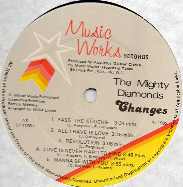 The Mighty Diamonds : Changes (LP, Album)