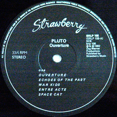 Pluto ~ Ouverture (Vinyl) - Djungel & Jazz