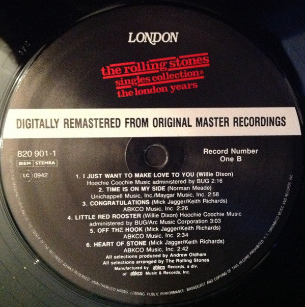 The Rolling Stones ~ Singles Collection ✱ The London Years (Vinyl) - Djungel & Jazz