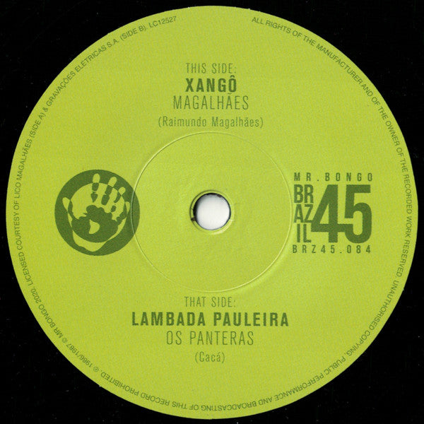 Magalhães / Os Panteras ~ Xangô / Lambada Pauleira (Vinyl) - Djungel & Jazz