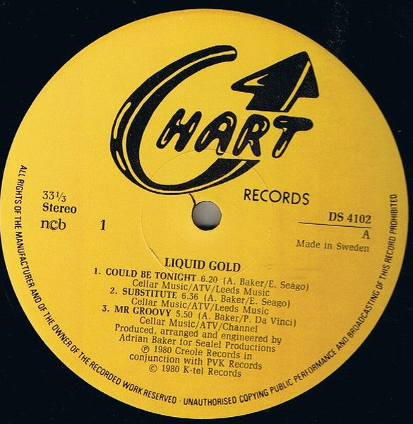 Liquid Gold ~ Liquid Gold (Vinyl) - Djungel & Jazz