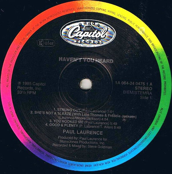 Paul Laurence ~ Haven't You Heard (Vinyl) - Djungel & Jazz