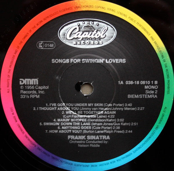 Frank Sinatra ~ Songs For Swingin' Lovers (Vinyl) - Djungel & Jazz