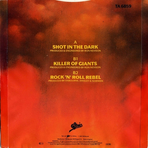 Ozzy Osbourne ~ Shot In The Dark (Vinyl) - Djungel & Jazz