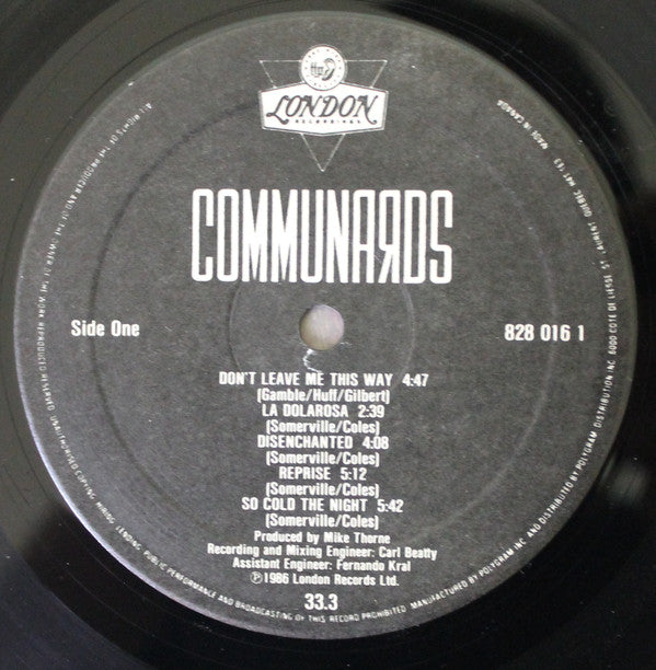 Communards* : Communards (LP, Album)