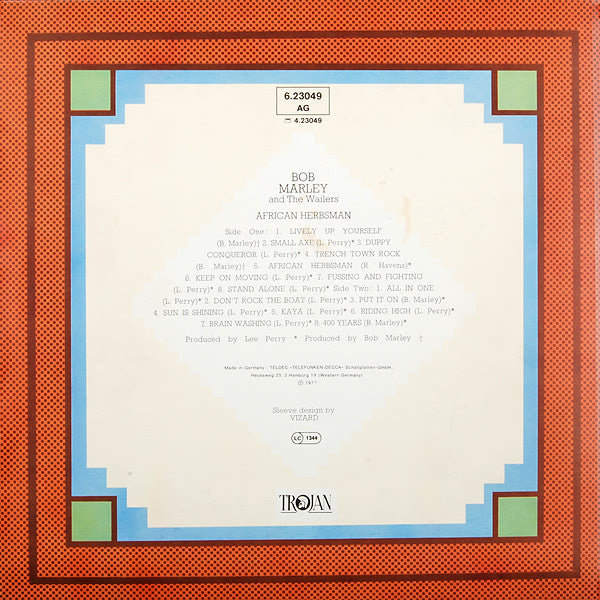 Bob Marley And The Wailers* : African Herbsman (LP, Album, RE)