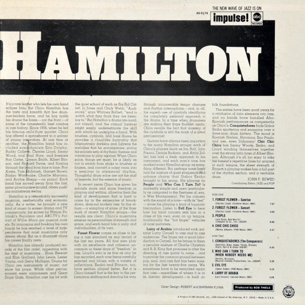 Chico Hamilton ~ The Best Of Chico Hamilton (Vinyl) - Djungel & Jazz