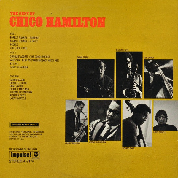 Chico Hamilton ~ The Best Of Chico Hamilton (Vinyl) - Djungel & Jazz