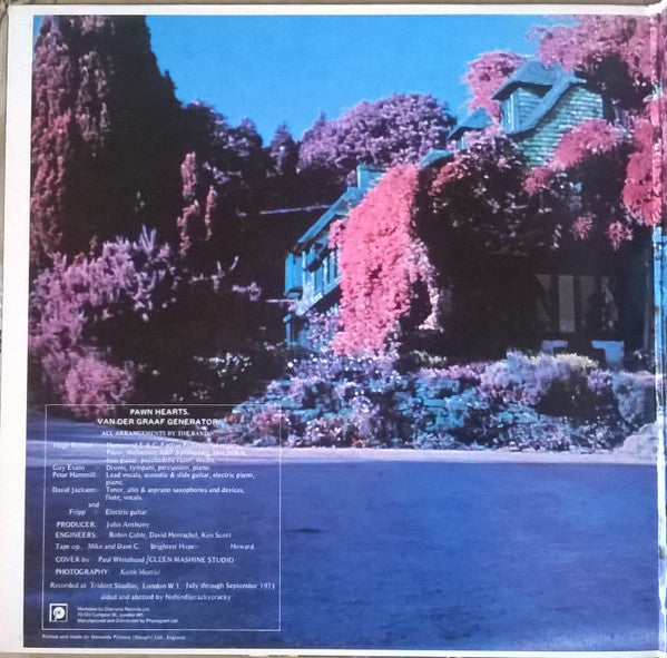 Van Der Graaf Generator ~ Pawn Hearts (Vinyl) - Djungel & Jazz