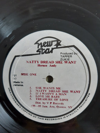 Horace Andy : Natty Dread A Weh She Want (LP, Album)