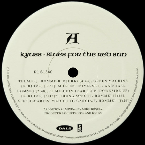 Kyuss ~ Blues For The Red Sun (Vinyl) - Djungel & Jazz