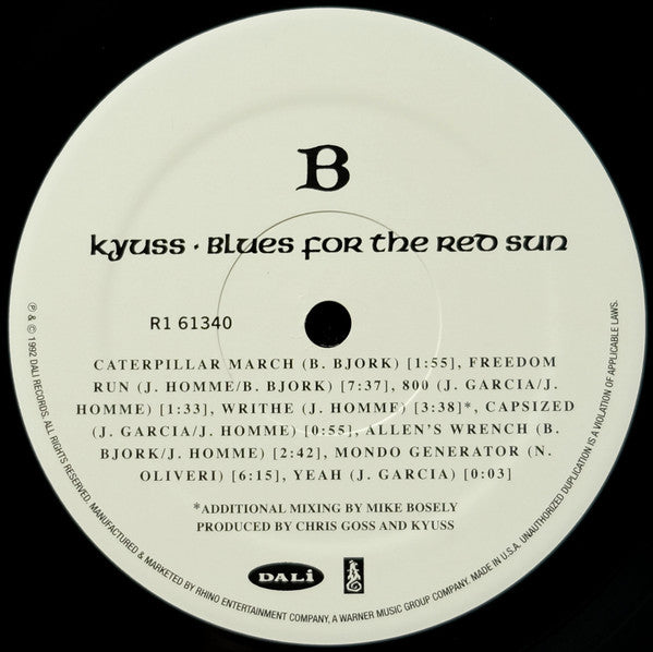 Kyuss ~ Blues For The Red Sun (Vinyl) - Djungel & Jazz