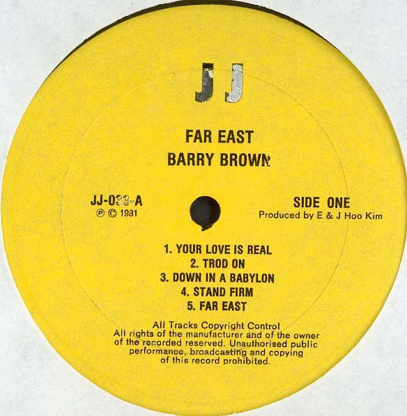 Barry Brown : Far East (LP, Album)