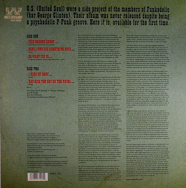 U.S.  ~ Music With Funkadelic (Vinyl) - Djungel & Jazz