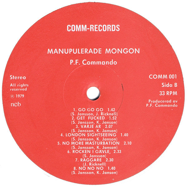 P.F. Commando : Manipulerade Mongon (LP, Album)