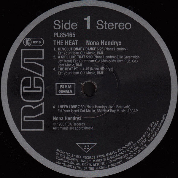 Nona Hendryx ~ The Heat (Vinyl) - Djungel & Jazz