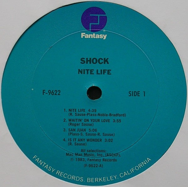 Shock ~ Nite Life (Vinyl) - Djungel & Jazz