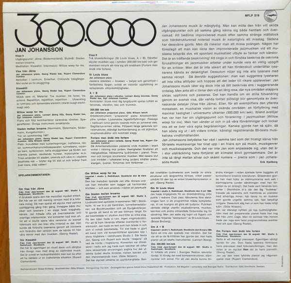 Jan Johansson ~ 300.000 (Vinyl) - Djungel & Jazz