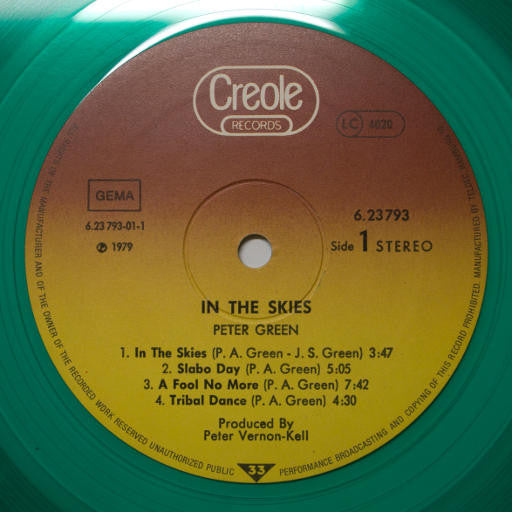 Peter Green ~ In The Skies (Vinyl) - Djungel & Jazz