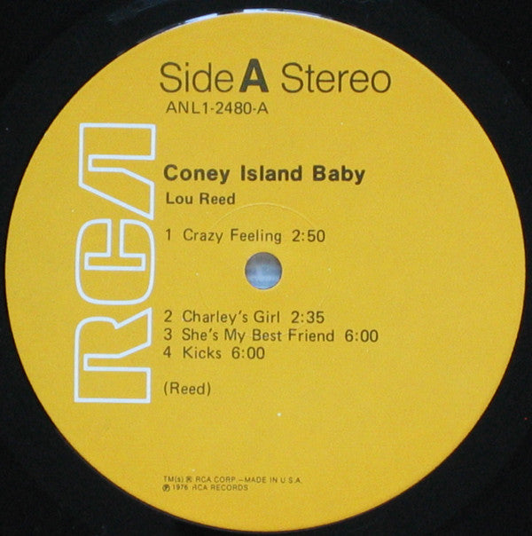 Lou Reed ~ Coney Island Baby (Vinyl) - Djungel & Jazz