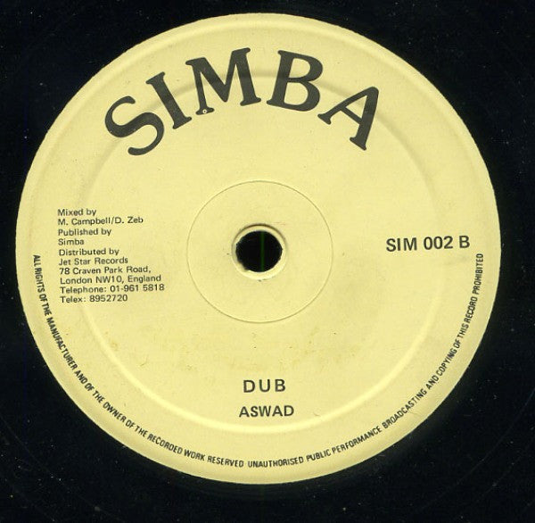 Johnny Osborne* / Aswad : Don't Bite The Hand (10")