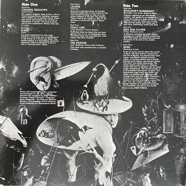Deep Purple : Deep Purple (LP, Album, RE, Unofficial)