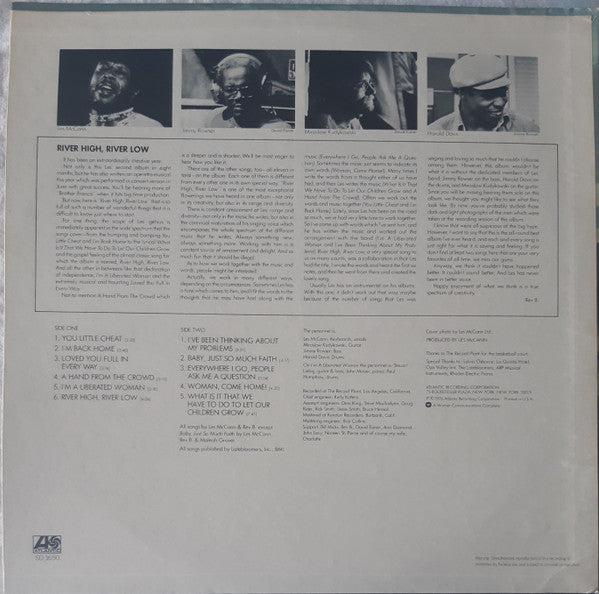 Les McCann ~ River High, River Low (Vinyl) - Djungel & Jazz