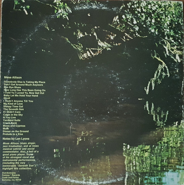 Mose Allison ~ Creek Bank (Vinyl) - Djungel & Jazz