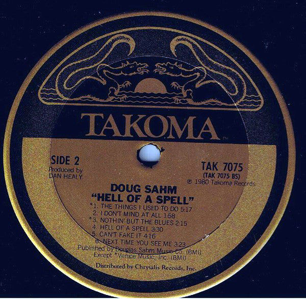Doug Sahm : Hell Of A Spell (LP, Album, Ter)