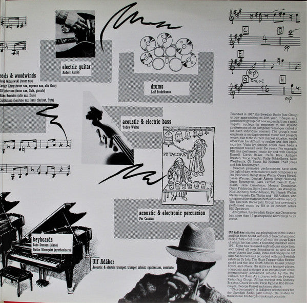 Ulf Adåker, Radiojazzgruppen ~ Chordeography (Vinyl) - Djungel & Jazz