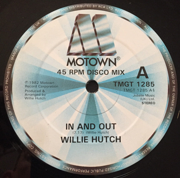 Willie Hutch : In And Out (12", Orl)