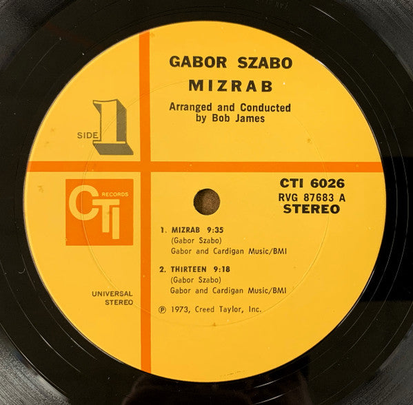 Gabor Szabo : Mizrab (LP, Album)