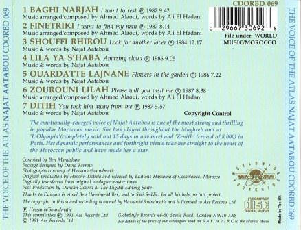 Najat Aatabou ~ The Voice Of The Atlas (Vinyl) - Djungel & Jazz