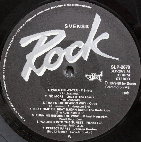Various ~ Svensk Rock (Vinyl) - Djungel & Jazz