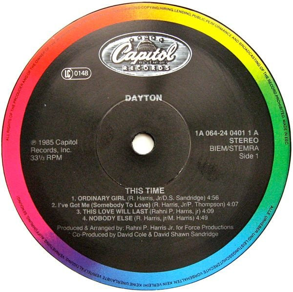 Dayton ~ This Time (Vinyl) - Djungel & Jazz
