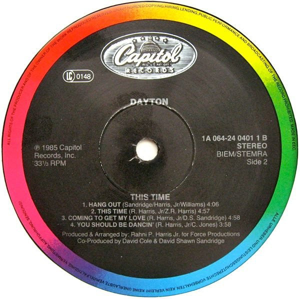 Dayton ~ This Time (Vinyl) - Djungel & Jazz