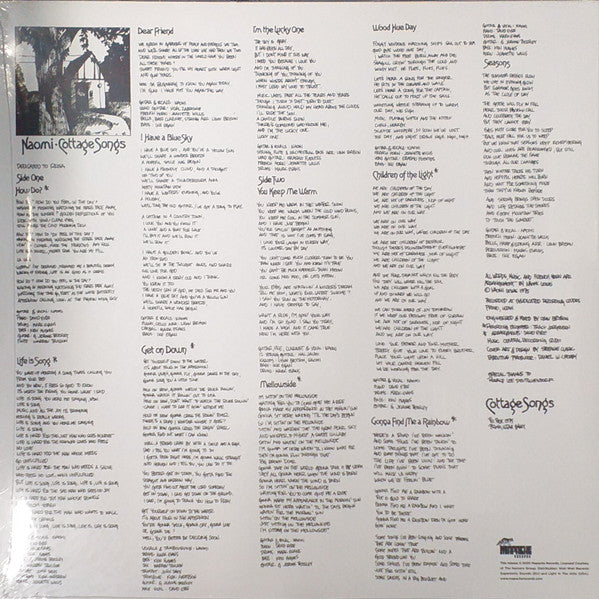Naomi ~ Cottage Songs (Vinyl) - Djungel & Jazz
