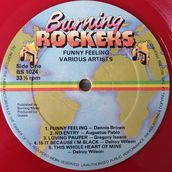 Various : Funny Feeling (LP, Comp, Red)