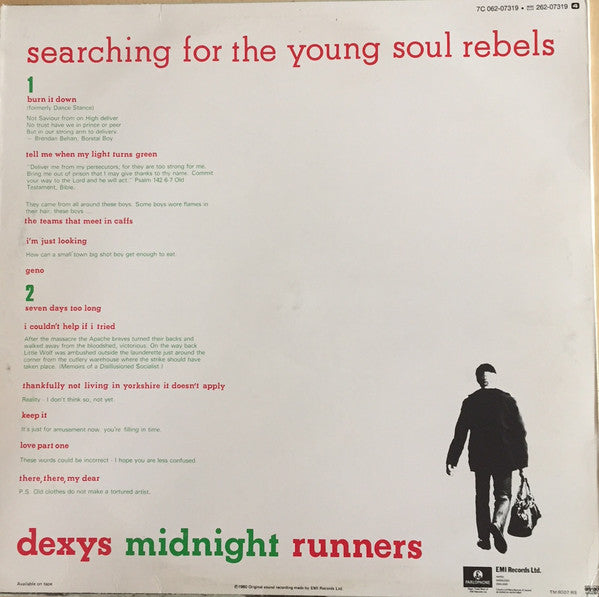 Dexys Midnight Runners ~ Searching For The Young Soul Rebels (Vinyl) - Djungel & Jazz