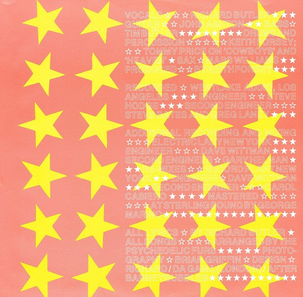 The Psychedelic Furs ~ Mirror Moves (Vinyl) - Djungel & Jazz