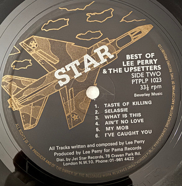 Lee Perry & The Upsetters : The Best Of Lee Perry And "The Upsetters" (LP, RE)