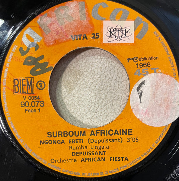 Antoine "Depuissant" Kaya / Mujos, Orchestre African Fiesta ~ Ngonga Ebeti / Godee (Vinyl) - Djungel & Jazz