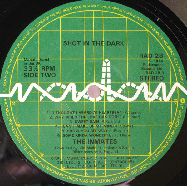 The Inmates (2) : Shot In The Dark (LP, Album)