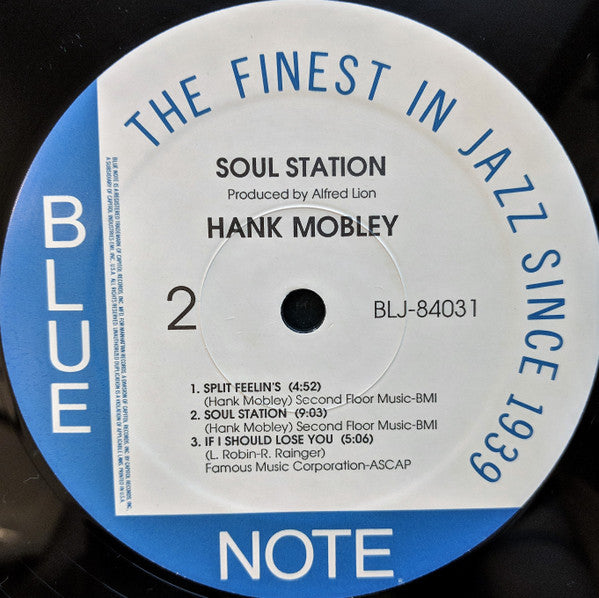 Hank Mobley ~ Soul Station (Vinyl) - Djungel & Jazz