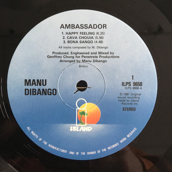 Manu Dibango : Ambassador (LP)