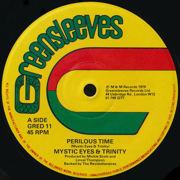 Mystic Eyes & Trinity ~ Perilous Time (Vinyl) - Djungel & Jazz