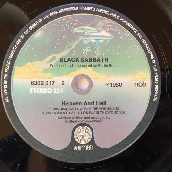 Black Sabbath : Heaven And Hell (LP, Album)