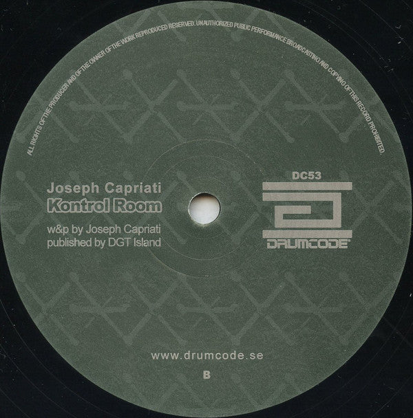 Joseph Capriati ~ Sidechains / Kontrol Room (Vinyl) - Djungel & Jazz
