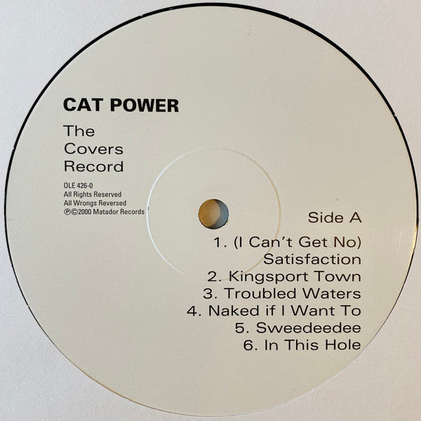 Cat Power ~ The Covers Record (Vinyl) - Djungel & Jazz