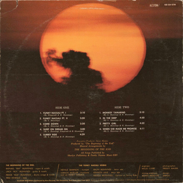 The Beginning Of The End ~ Funky Nassau (Vinyl) - Djungel & Jazz